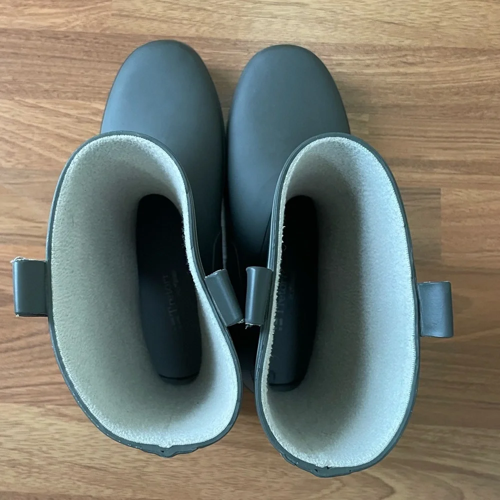 Tretorn Dark Gray Rubber Rain Boots